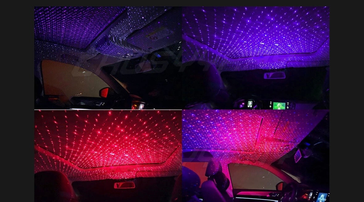 300x Kit de luces LED para coche techo de estrella lámpara de techo fibra óptica