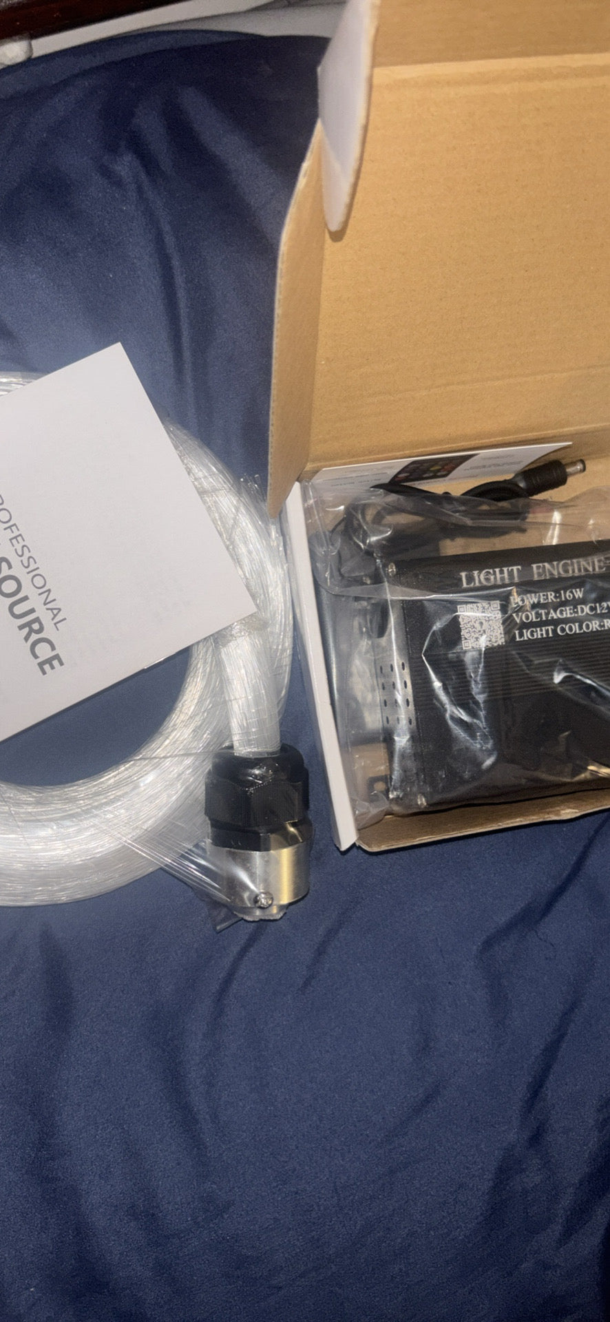 300x Kit de luces LED para coche techo de estrella lámpara de techo fibra óptica